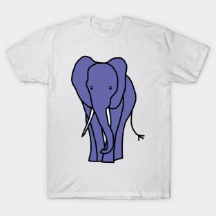 Very Peri Periwinkle Blue Big Elephant Color of the Year 2022 T-Shirt